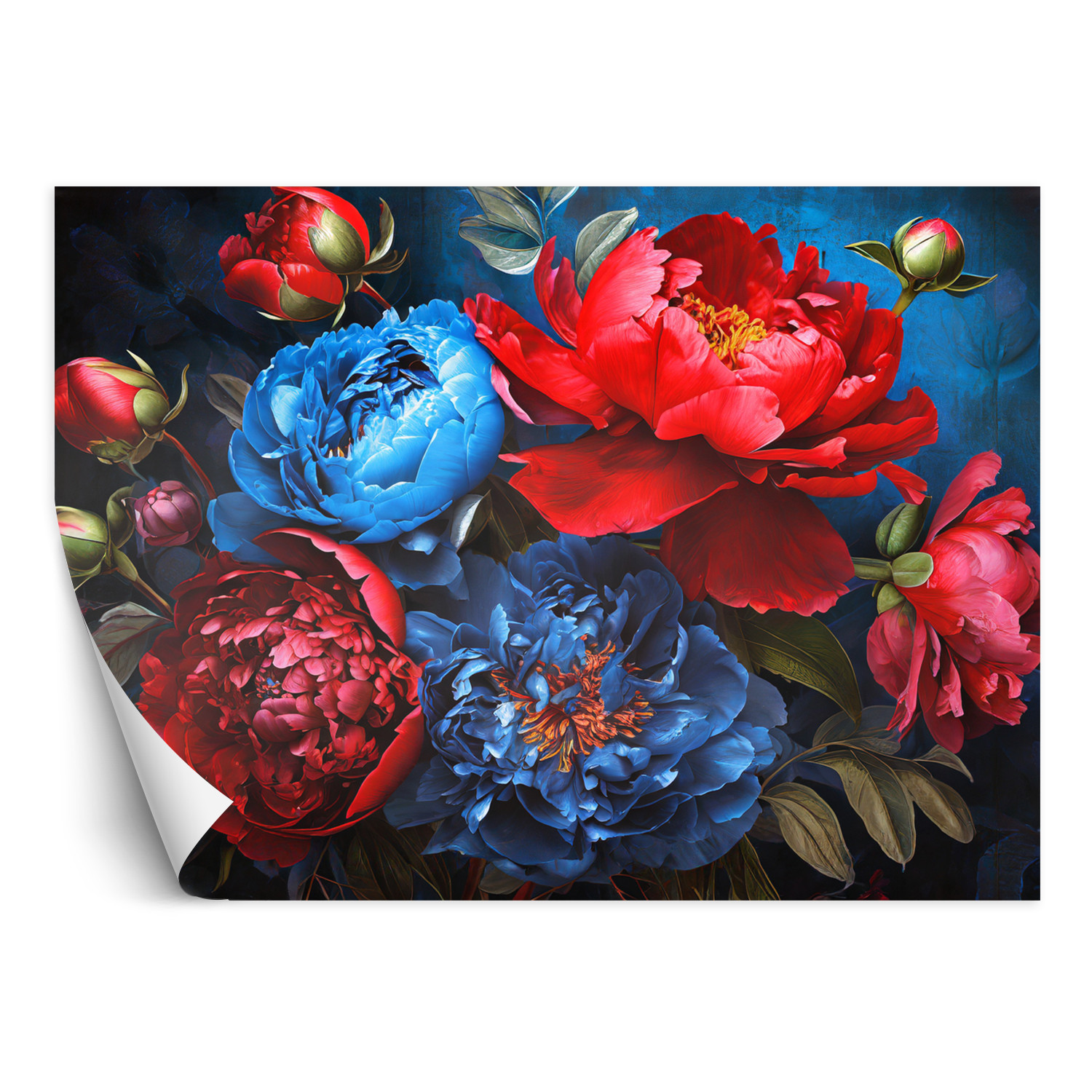 Feeby Fototapeta Piwonia Tulipany Kwiaty