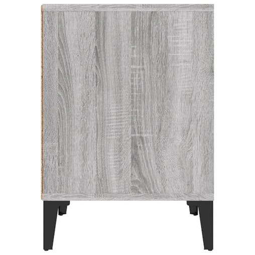 NNEVL Bedside Cabinets 2 pcs Grey Sonoma 40x35x50 cm