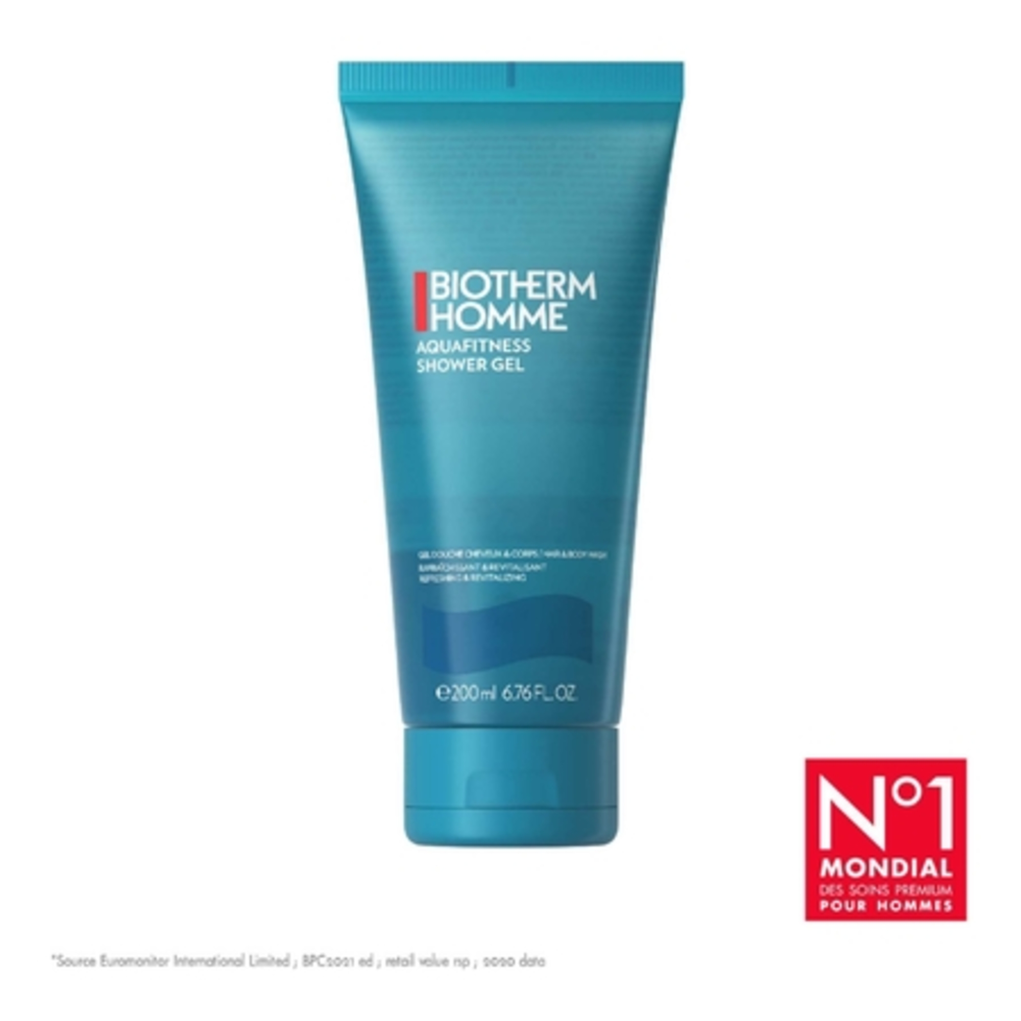 HOMME AQUAFITNESSGel douche rafraîchissant & revitalisant corps & cheveux