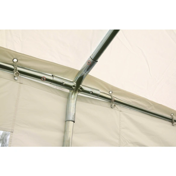 Partyzelt, Walmdach, rechteckig, BxHxT: 400 x 290 x 800 cm