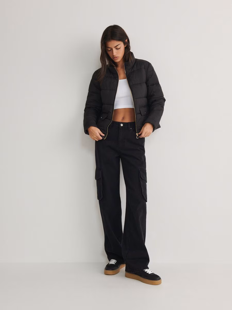 Cropped Quilted Jacket