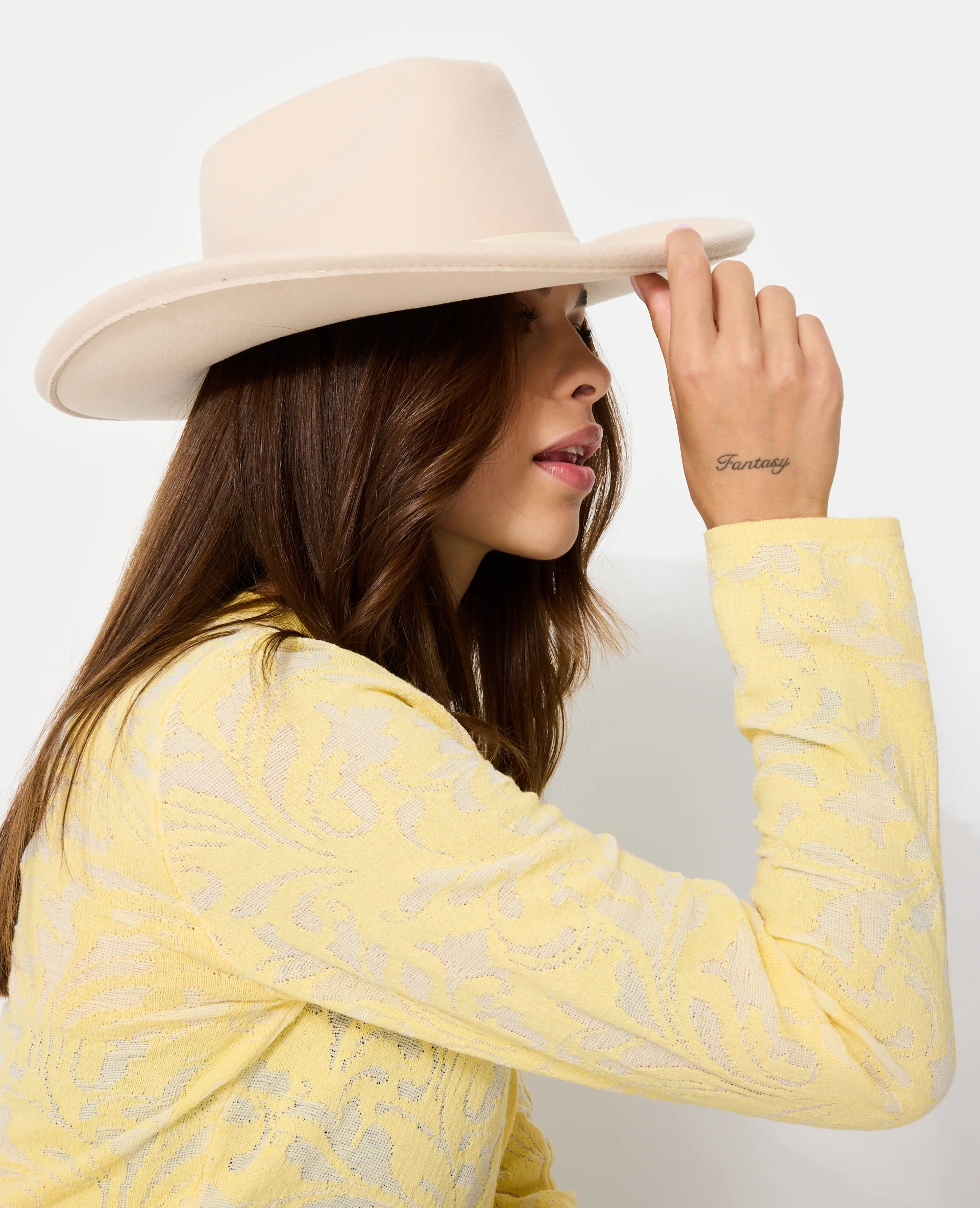 Chapeau de cowboy en feutrine