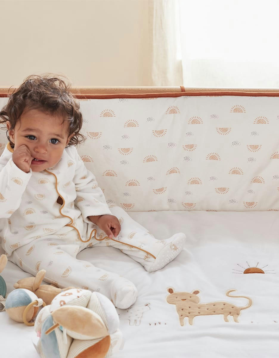 - Tapis de parc avec bords Babou & Kendi (75 x 95 cm)