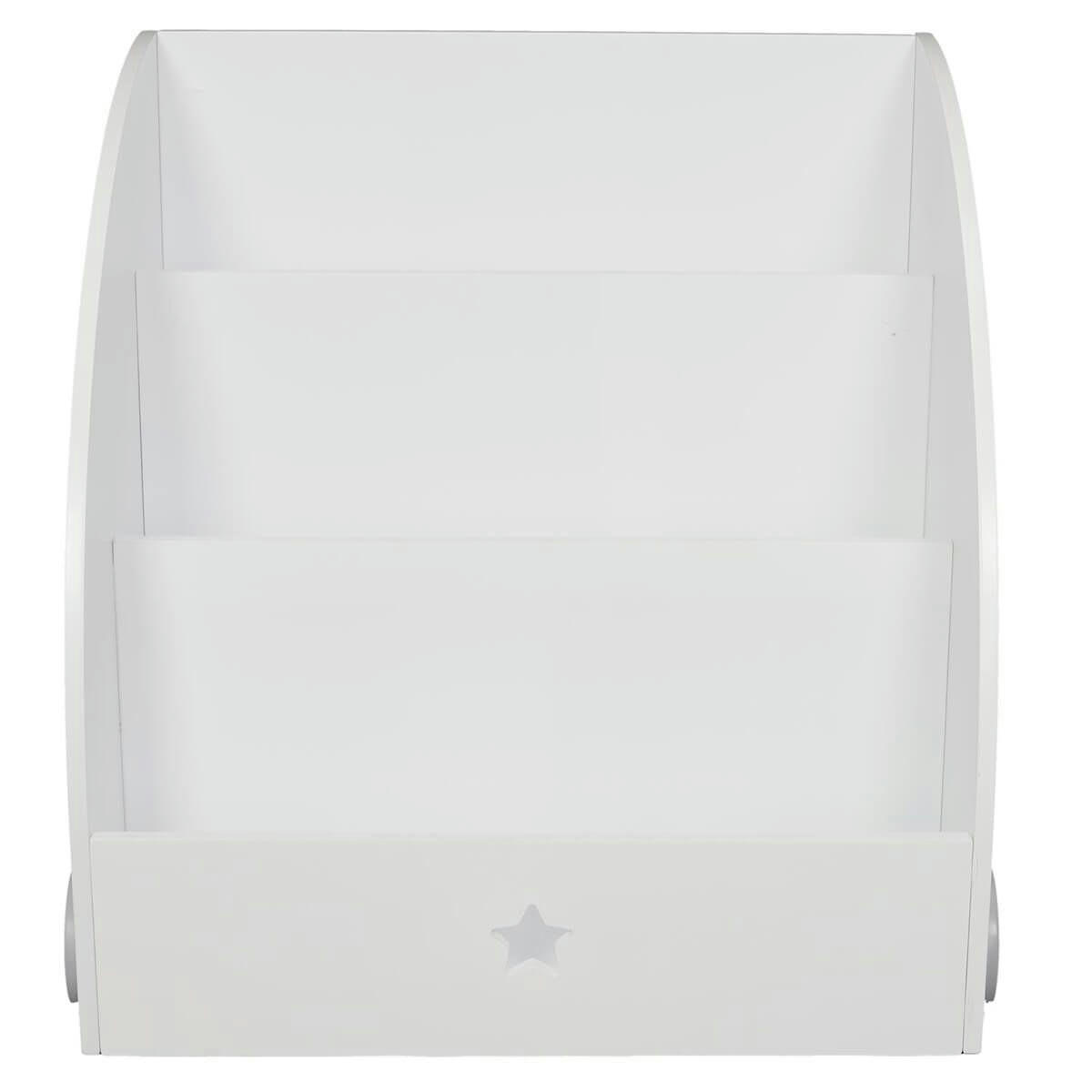 AMANA - Bibliothèque  enfant blanche 3 compartiments