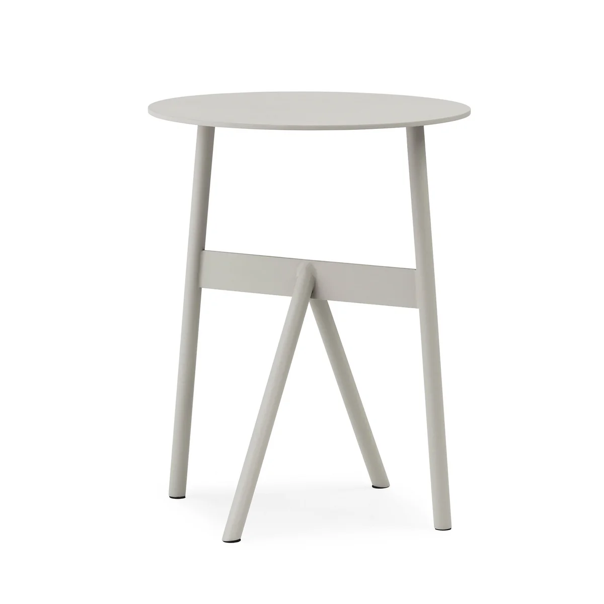 Normann Copenhagen - Stock Tisch, Ø 37 x H 46 cm, hellgrau