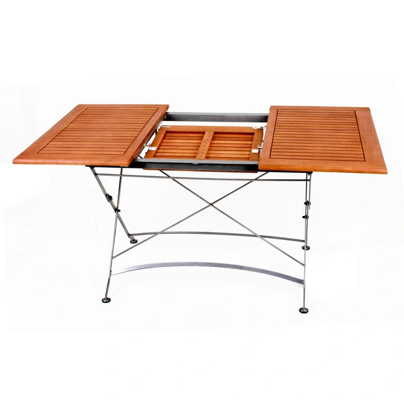 Tischgruppe »TRIEST«, 5-tlg., Braun, Holz, Stahl, Kunststoff