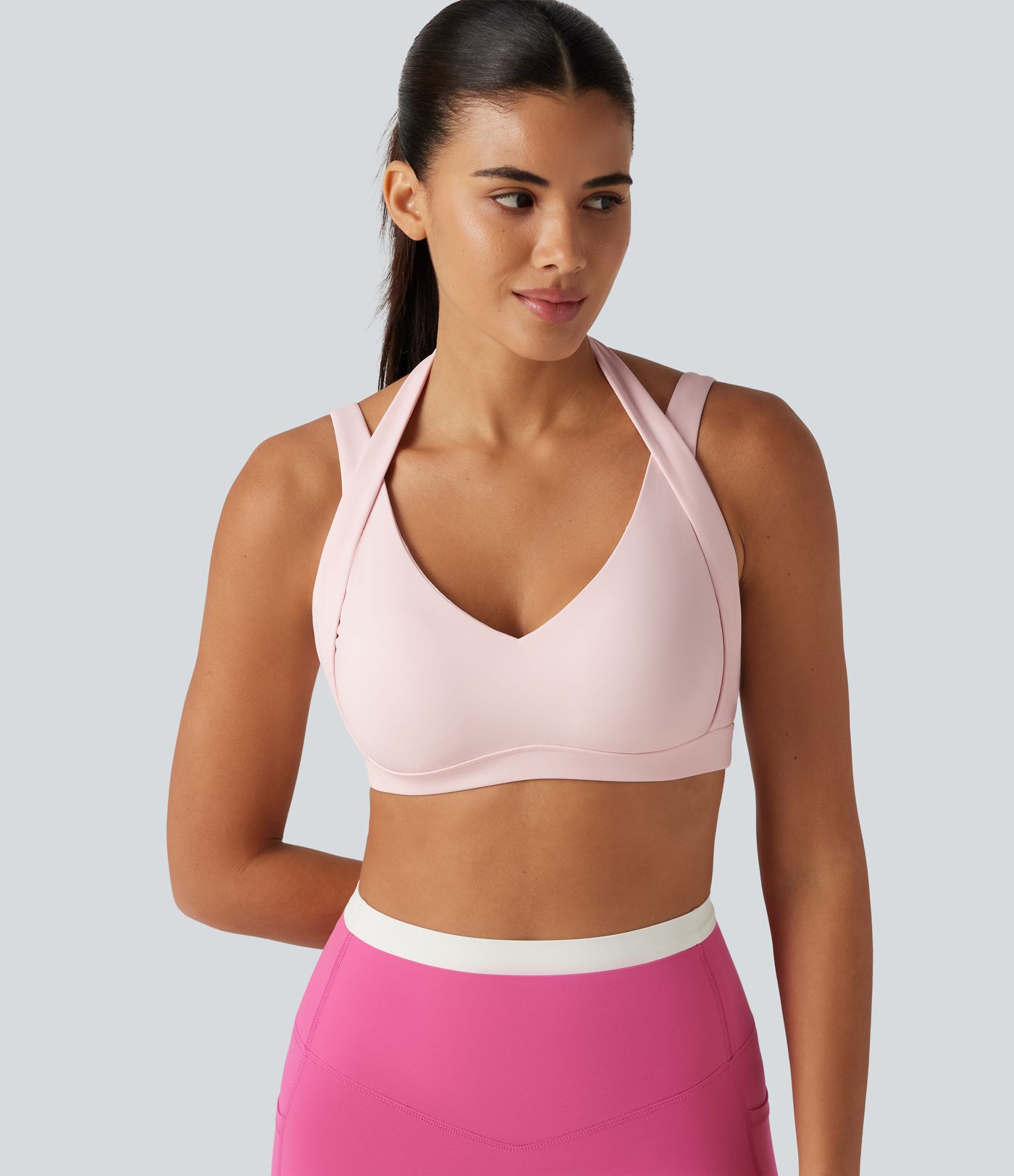 Brassière de yoga SoftlyZero™ Airy effet frais InstantCool à maintien léger avec coussinets amovibles