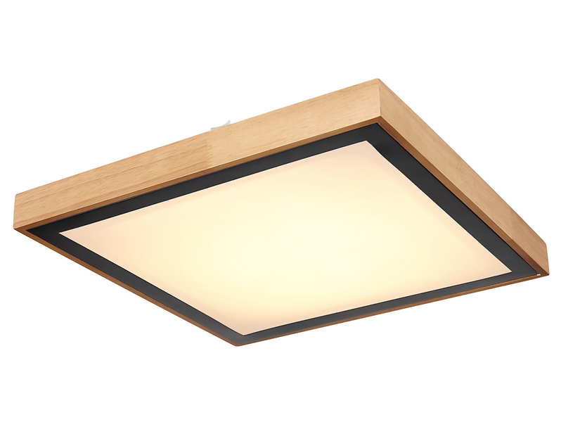 Plafon Bruno LED 39 cm metalowy brązowy