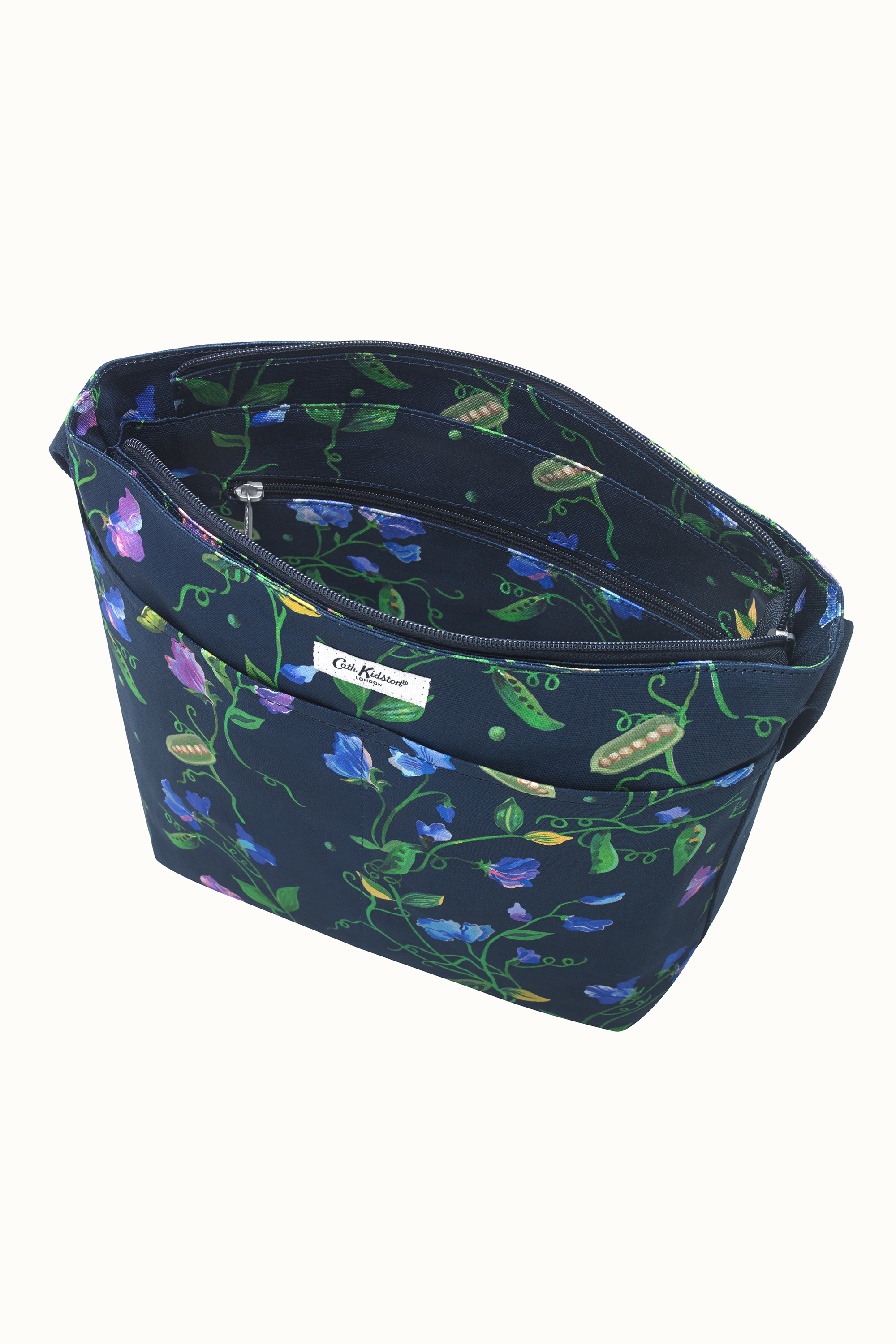 Sweet Pea Zipped Messenger Bag