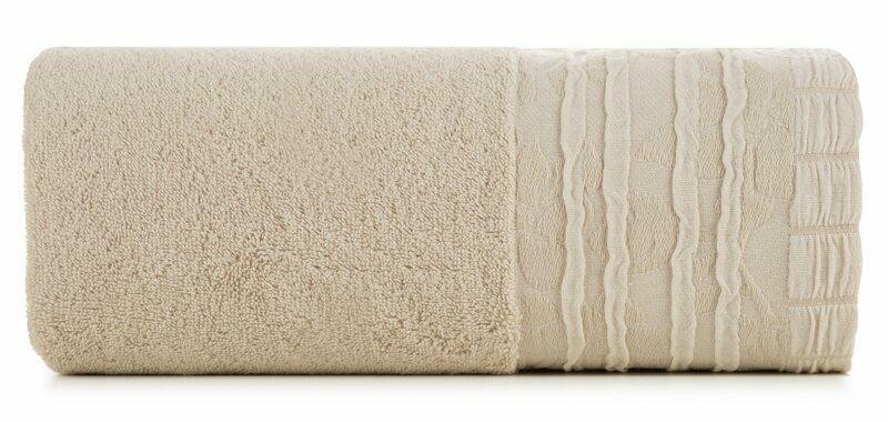 Ręcznik Rossi 50x90 beżowy frotte 500 g/m2