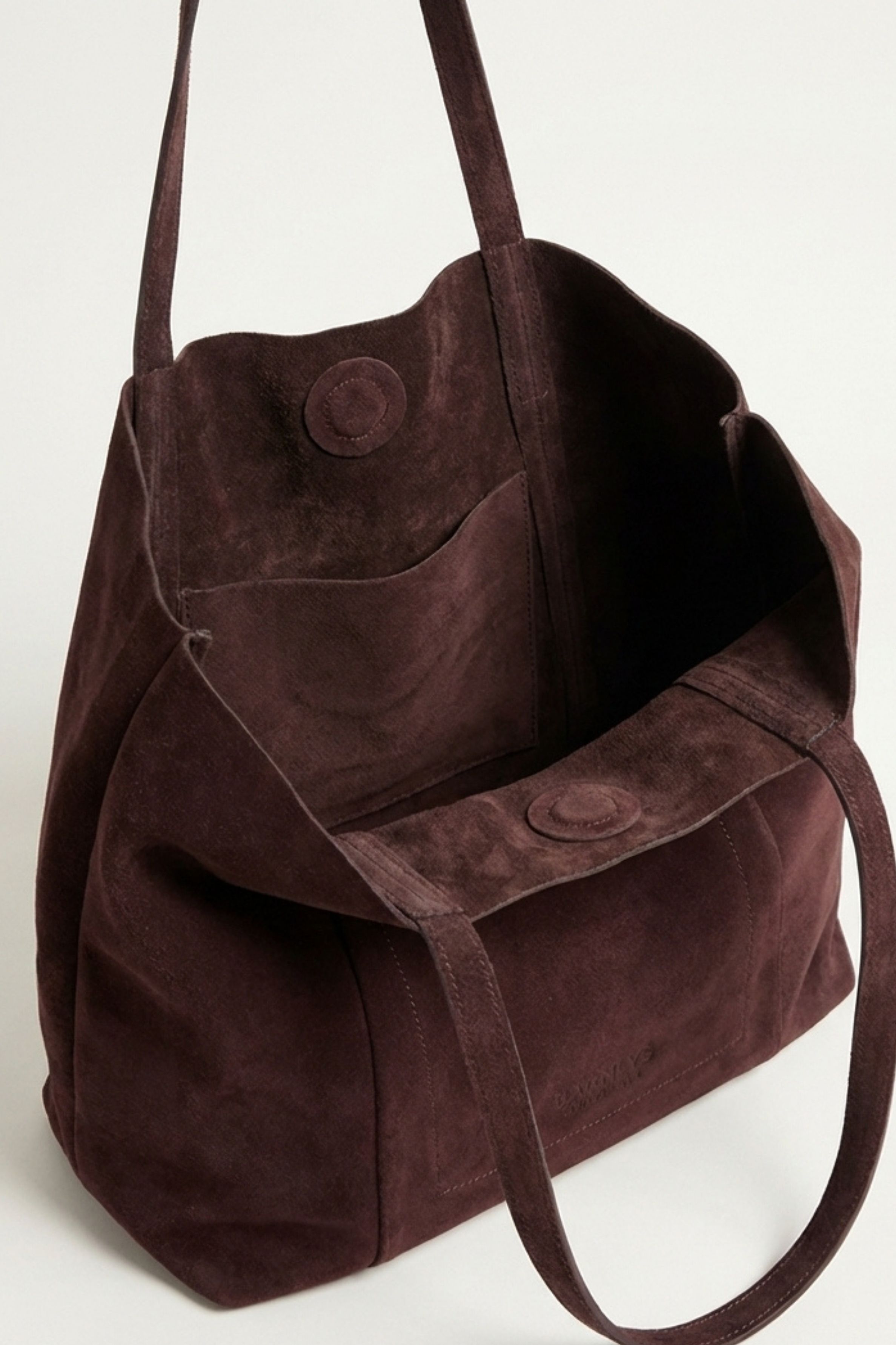 Barneys Originals Real Cow Suede Tote Bag