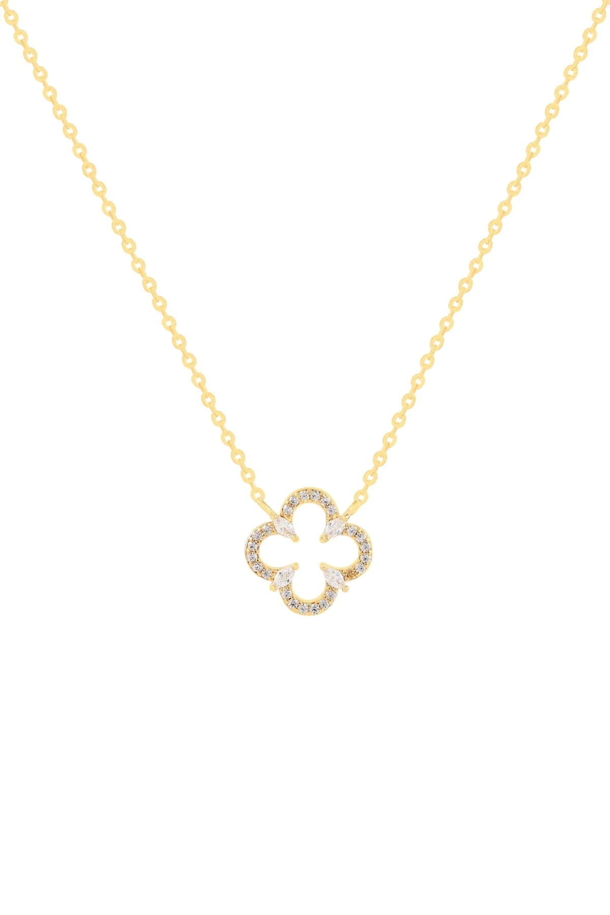 The Pink Box Clover Necklace