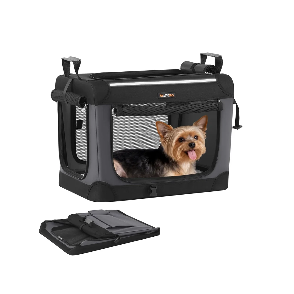 Sac de transport pliable pour chien avec maille respirante