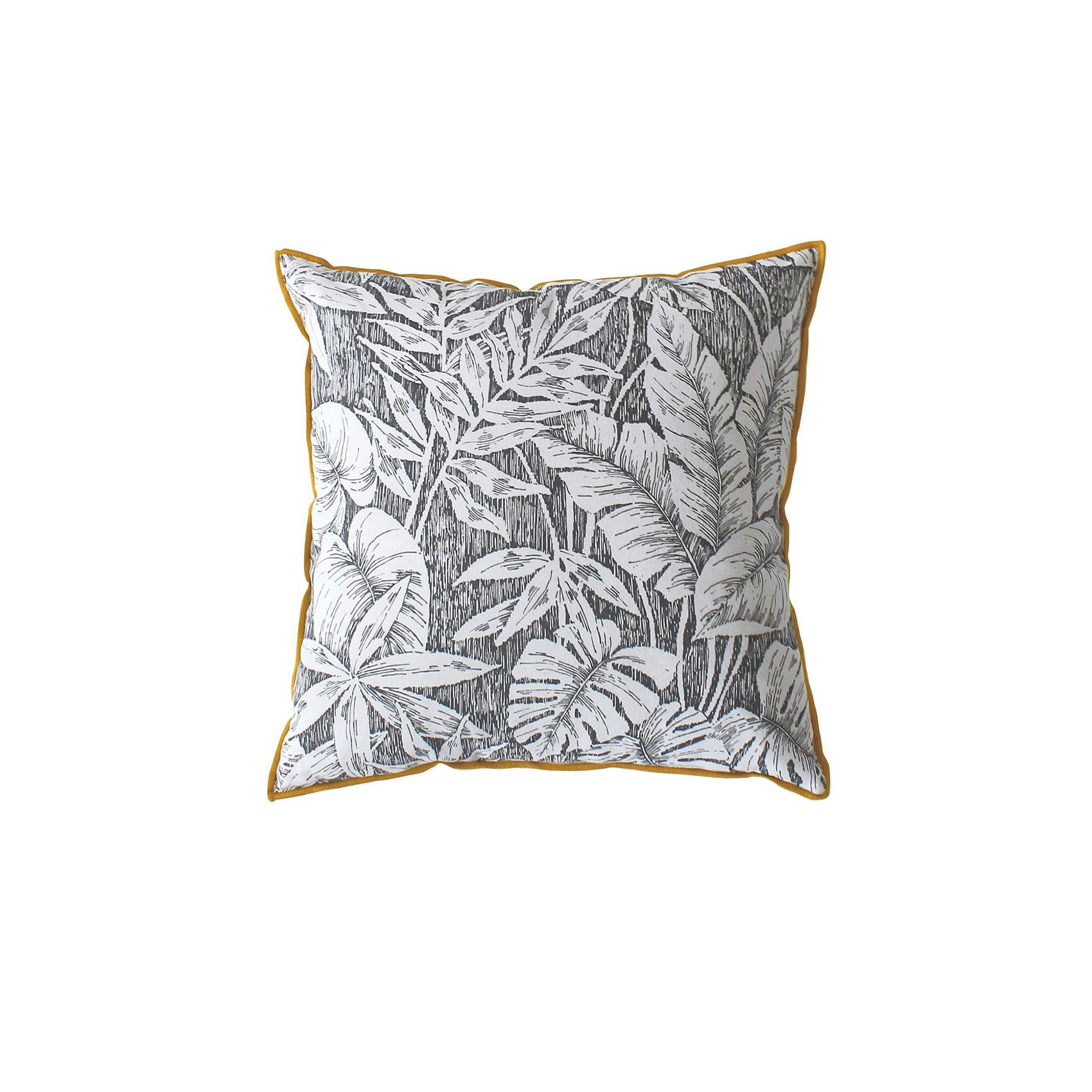 - Coussin déhoussable au style exotique