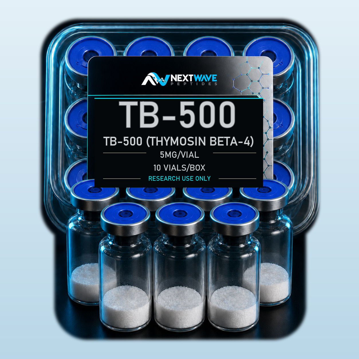 TB-500 (Thymosin Beta-4) - 5mg, 10 Vials | NextWave Peptides