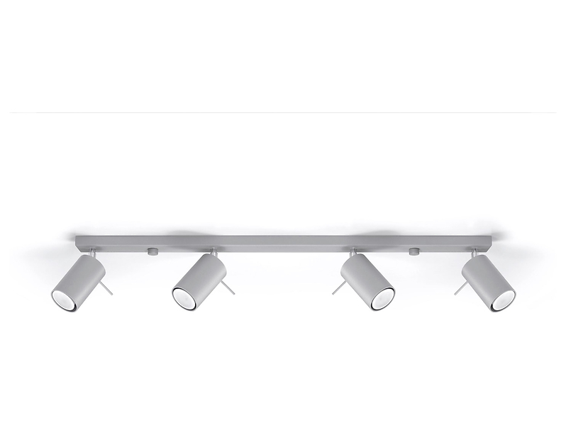 Spot Ring 4-punktowy 80 cm stalowy szary