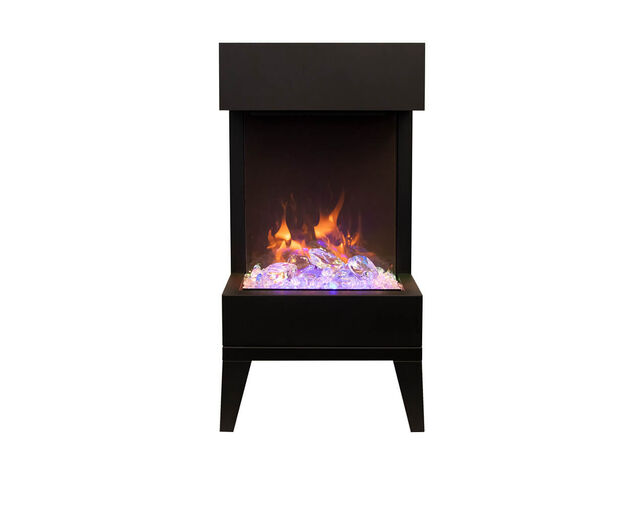 Amantii Smart 25" unit - 11 3/4" in depth 3 sided glass fireplace
