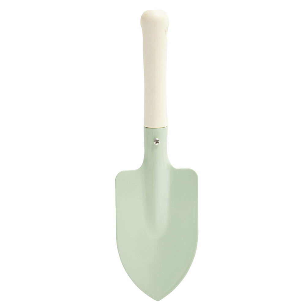 Pelle enfant pour jardin bêche en métal vert et manche bois L21,5cm