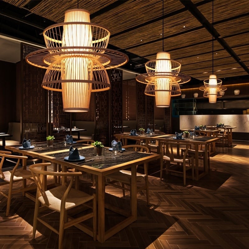 Fine Asianliving Bamboe Hanglamp Handgemaakt - Nicole