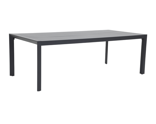 Jette Dining Table 220cm (Gunmetal Grey)