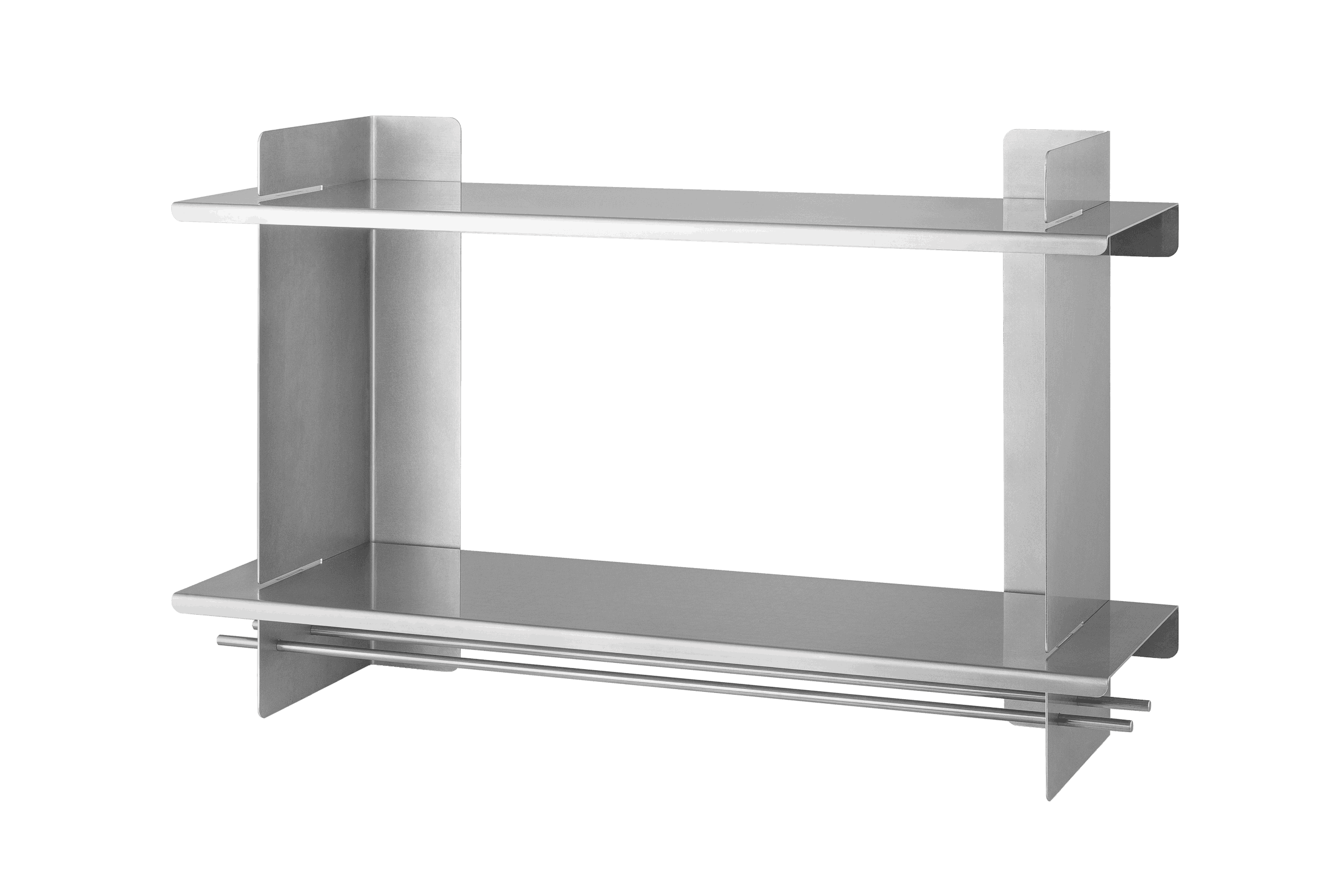 noo.ma Tivo Shelf 70, roestvrijstalen zwevende wandplank 70 cm