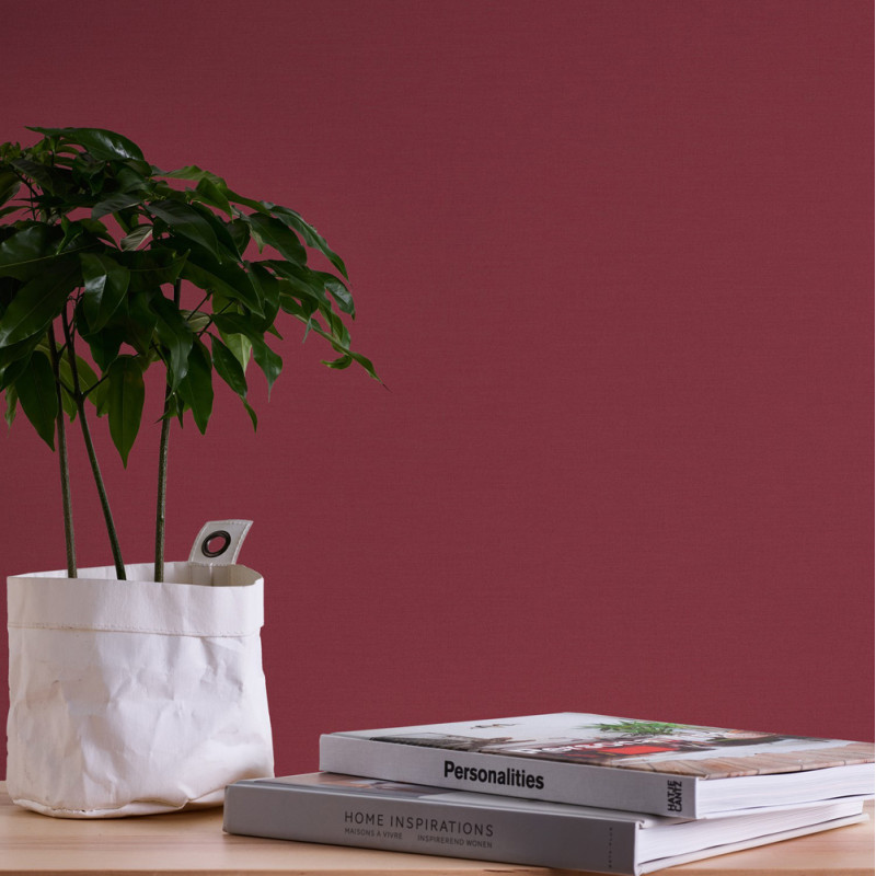 Intissé vinyle bordeaux 53 cm