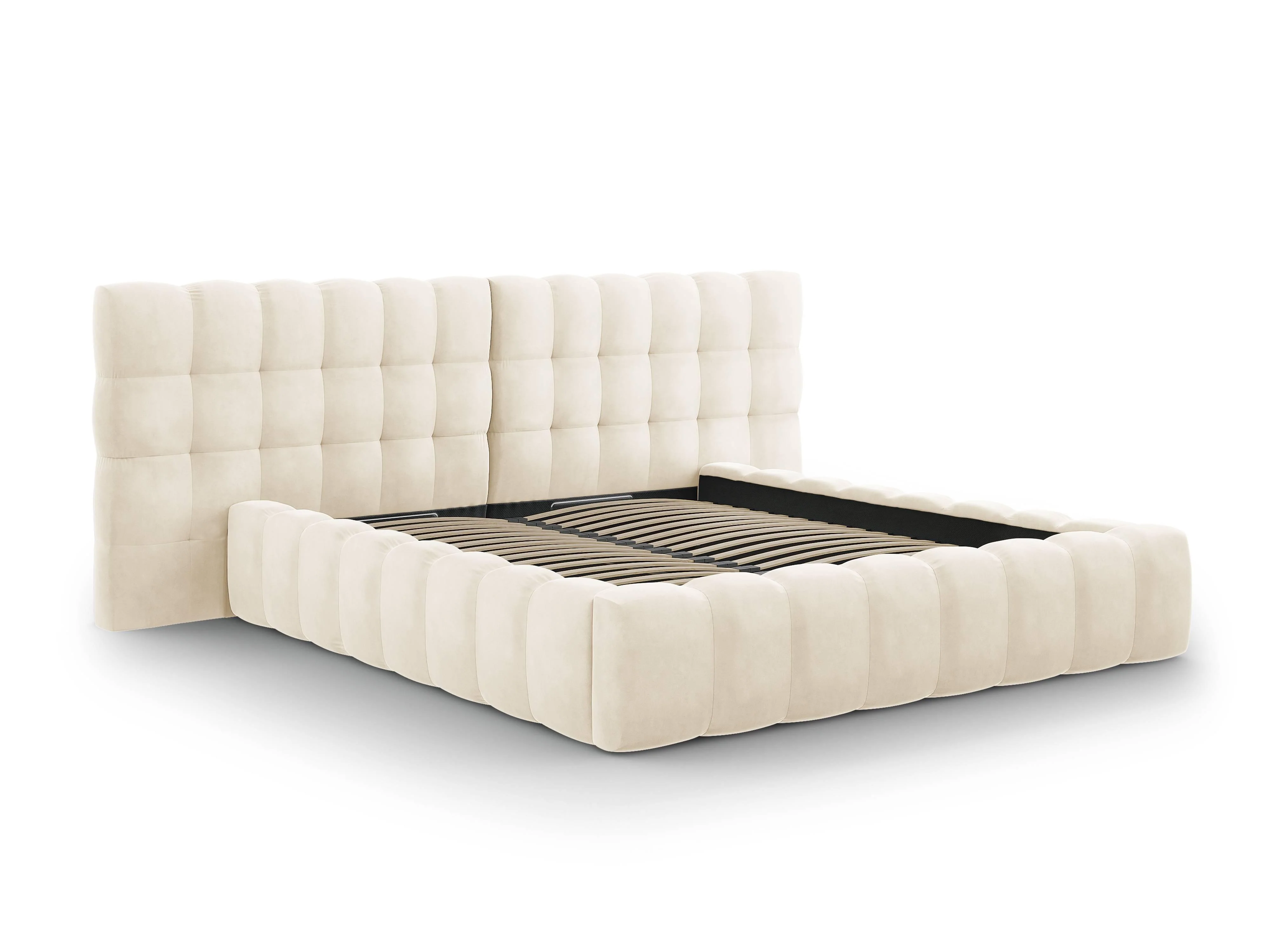 Bed frame Bali velvet met opbergruimte 160 x 200 cm
