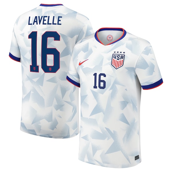 Rose Lavelle USMNT Nike Youth 2025 Home Replica Player Jersey - White
