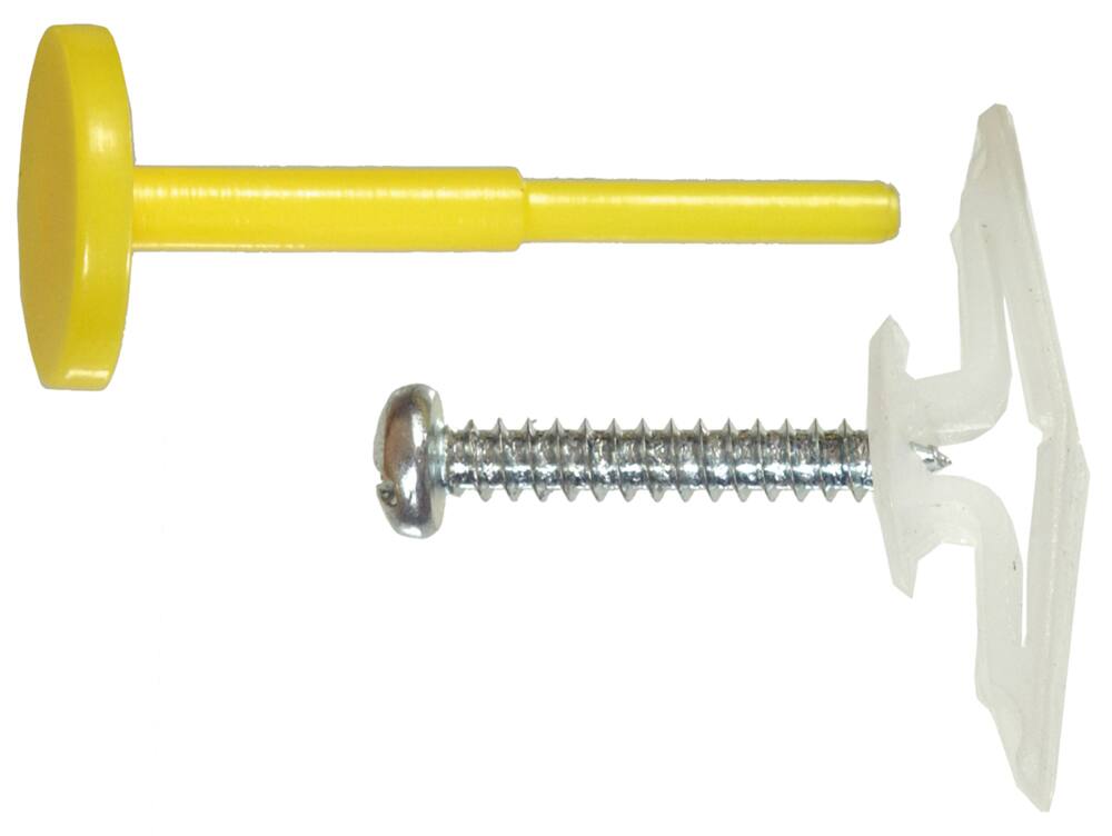 Hillman Pop Toggle Anchors With Screws, Corrosion Resistant, Assorted Sizes