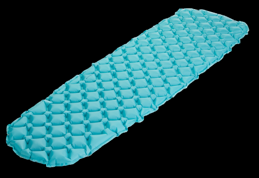 Woods O'HARA Single Camping Sleeping Pad/Air Mat w/ Bellows Nylon Pump, 2.2-in