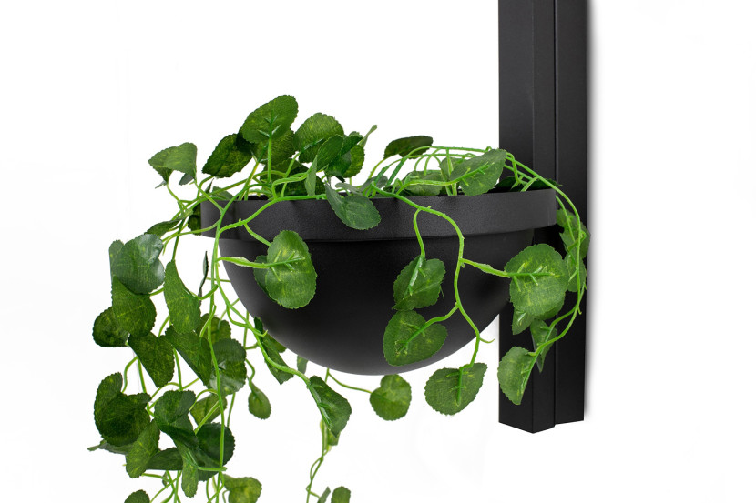 MOOSEE lampa ścienna PLANT WALL czarna