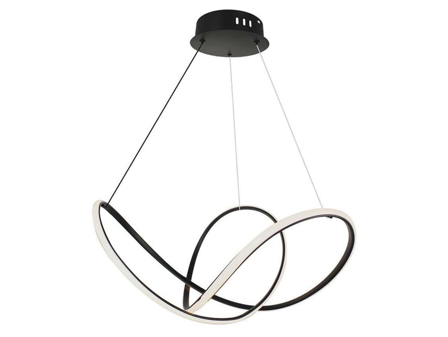 Lampa wiszącaVT-7919 LED metalowa czarna