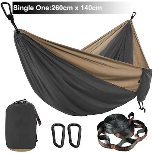 NNEOBA Double Parachute Hammock with Straps & Carabiners