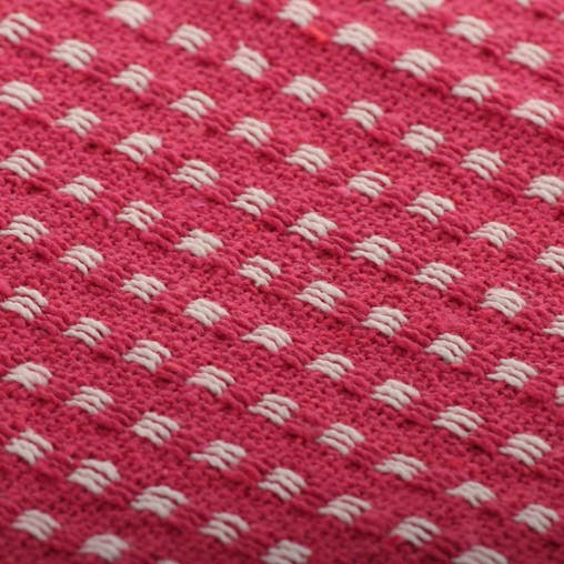 NNEVL Throw Cotton Squares 125x150 cm Pink