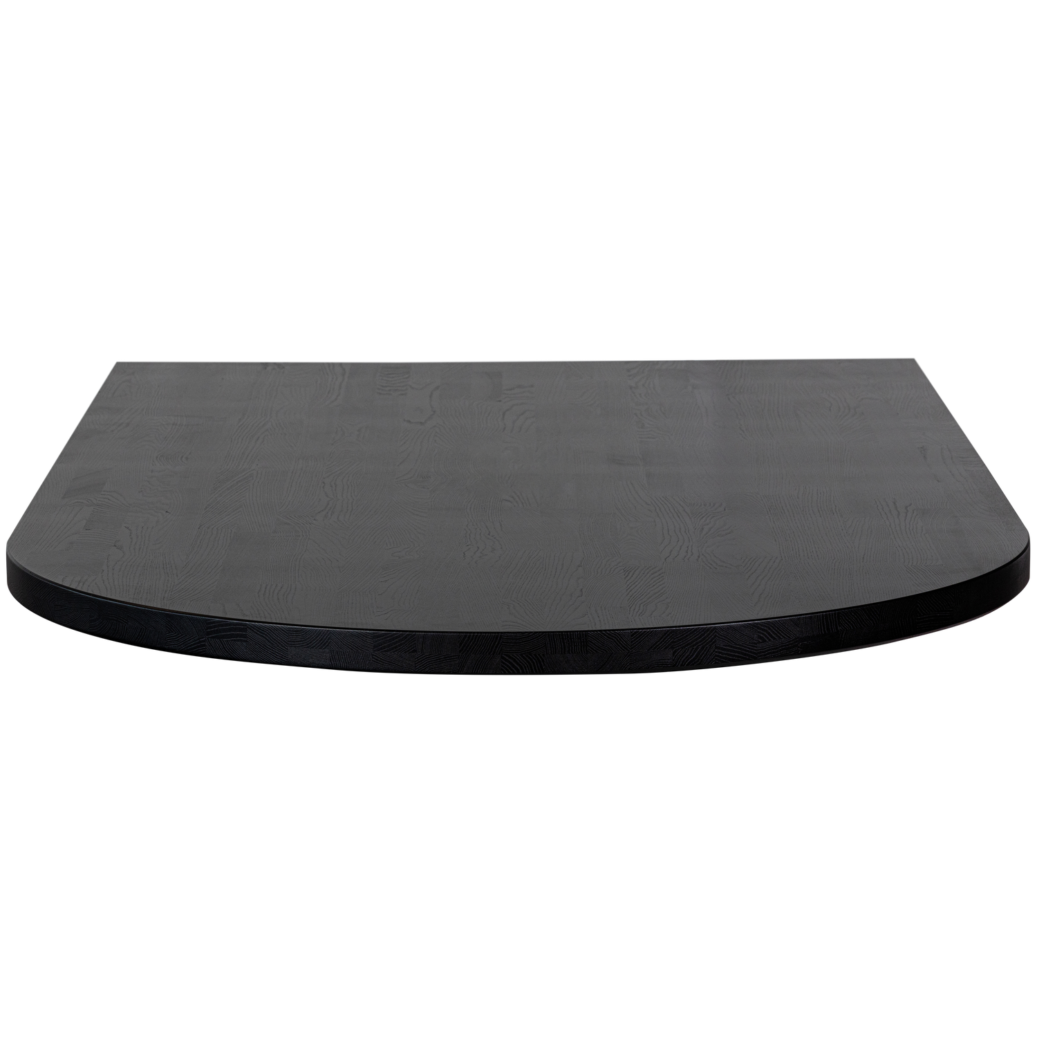 WOOOD lungo onderdeel tafelblad rond Tablo - Essen - Zwart - 5x210x120