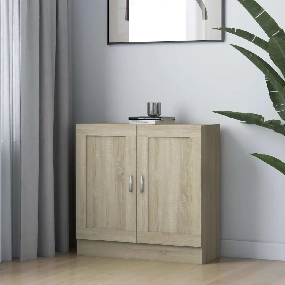 vidaXL - Boekenkast - Bruin - Bewerkt hout