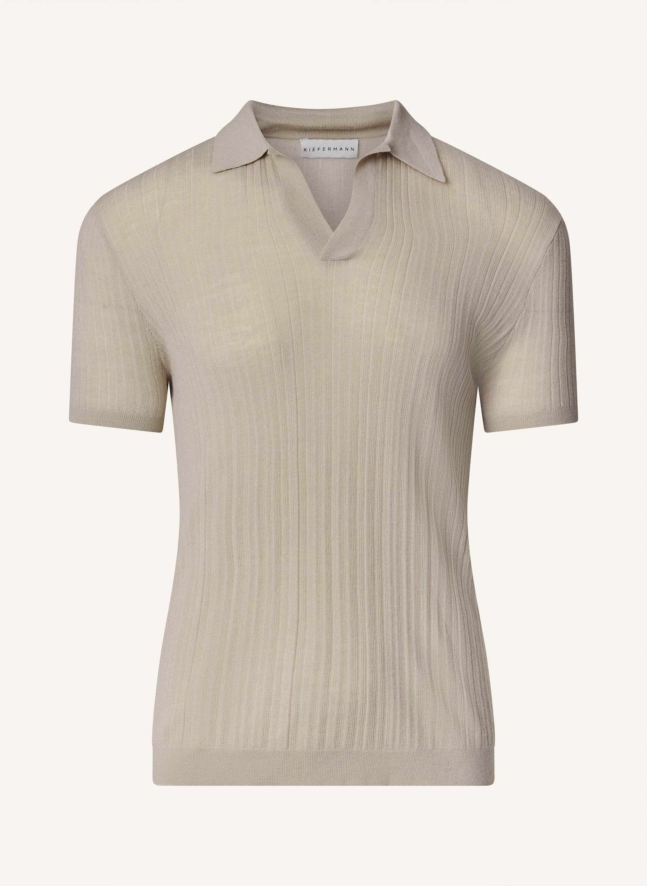 KIEFERMANN Strick-Poloshirt BORTISO aus Merino