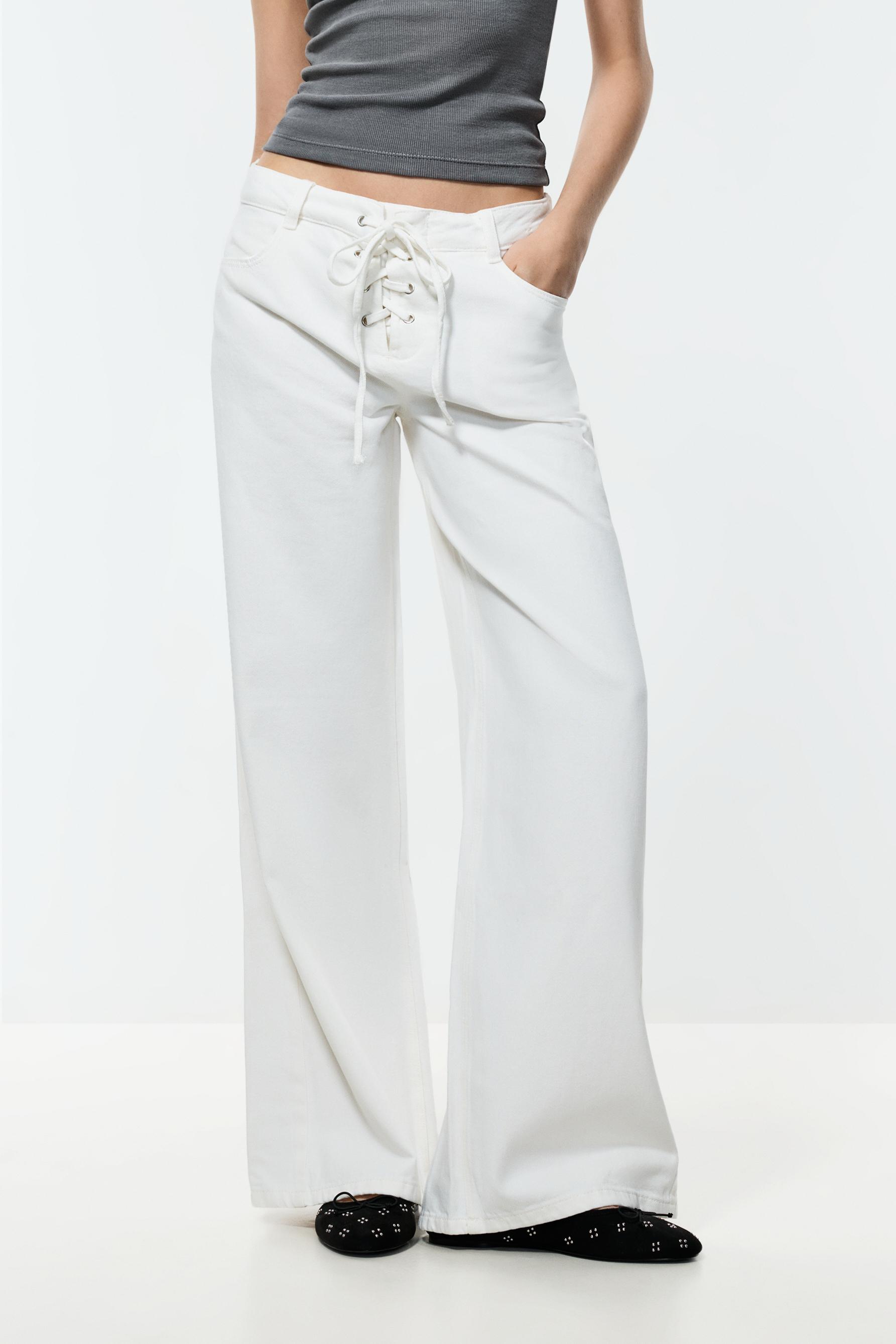 Jeans ligeros wide leg lazada