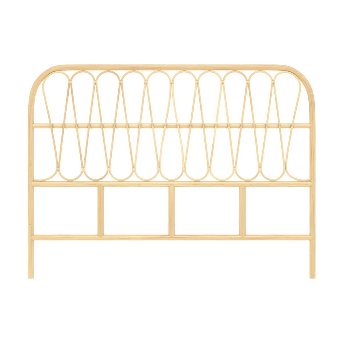 ELIOR - Tête de lit en rotin naturel 140 cm