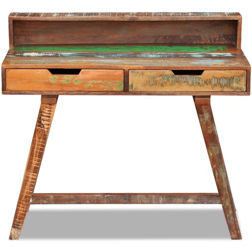 NNEVL Desk Solid Reclaimed Wood
