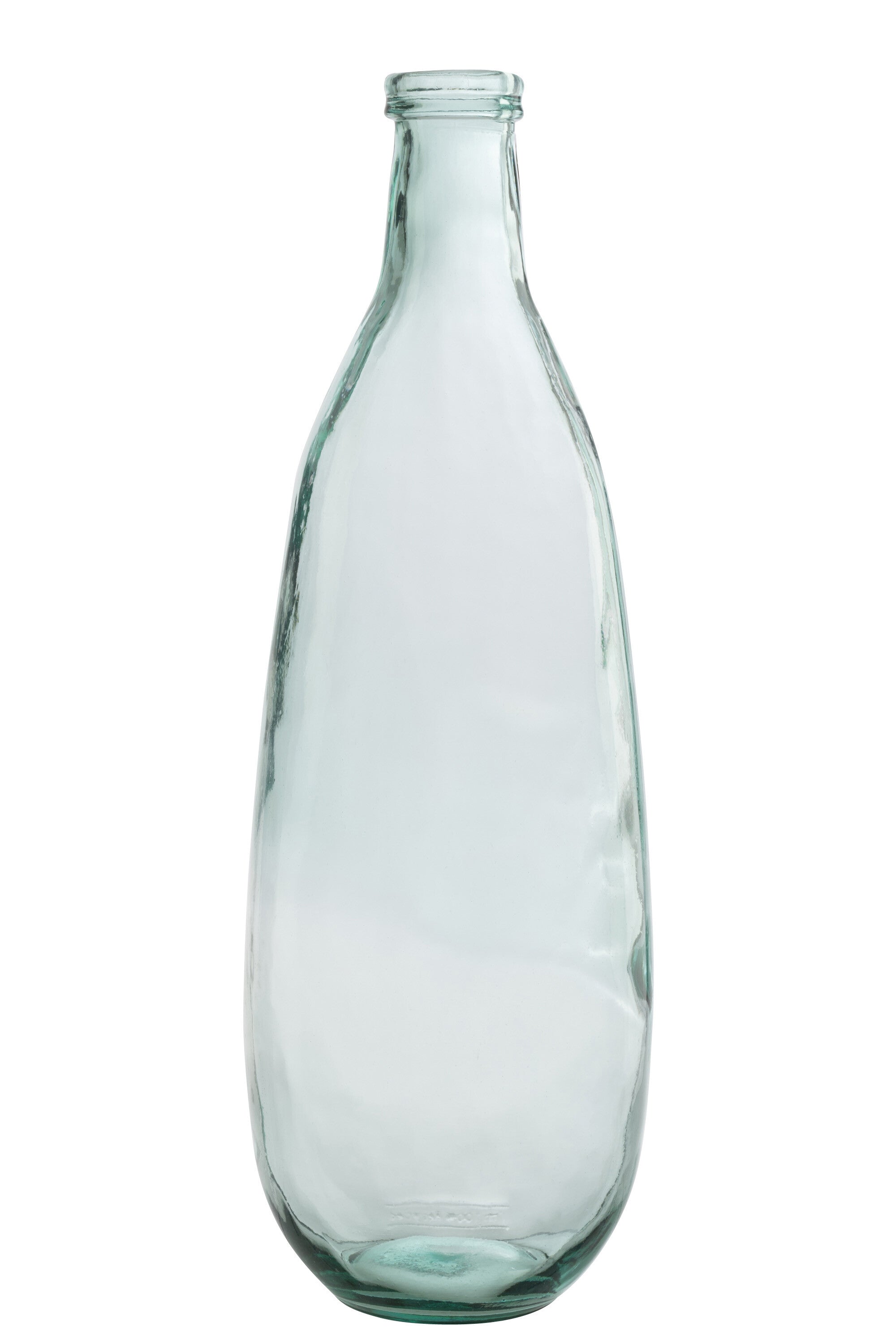J-Line vaas Fles - glas - transparant - 75 cm hoog