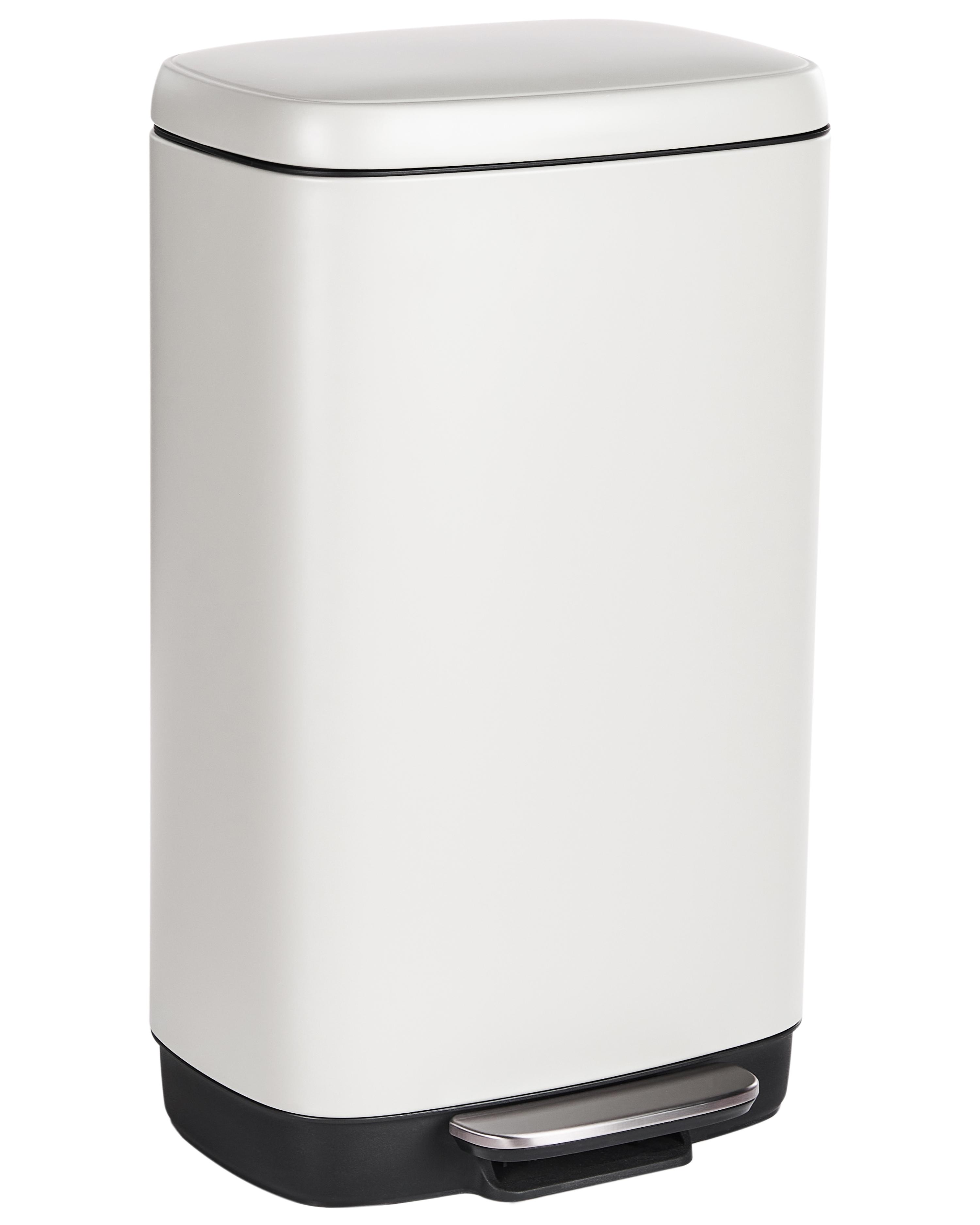 Pedal Waste Bin 30 L ECOCOLLECT Metal White