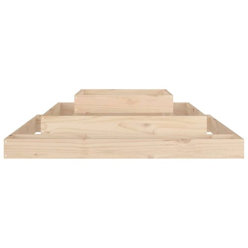 NNEVL Planter 110x110x27 cm Solid Wood Pine