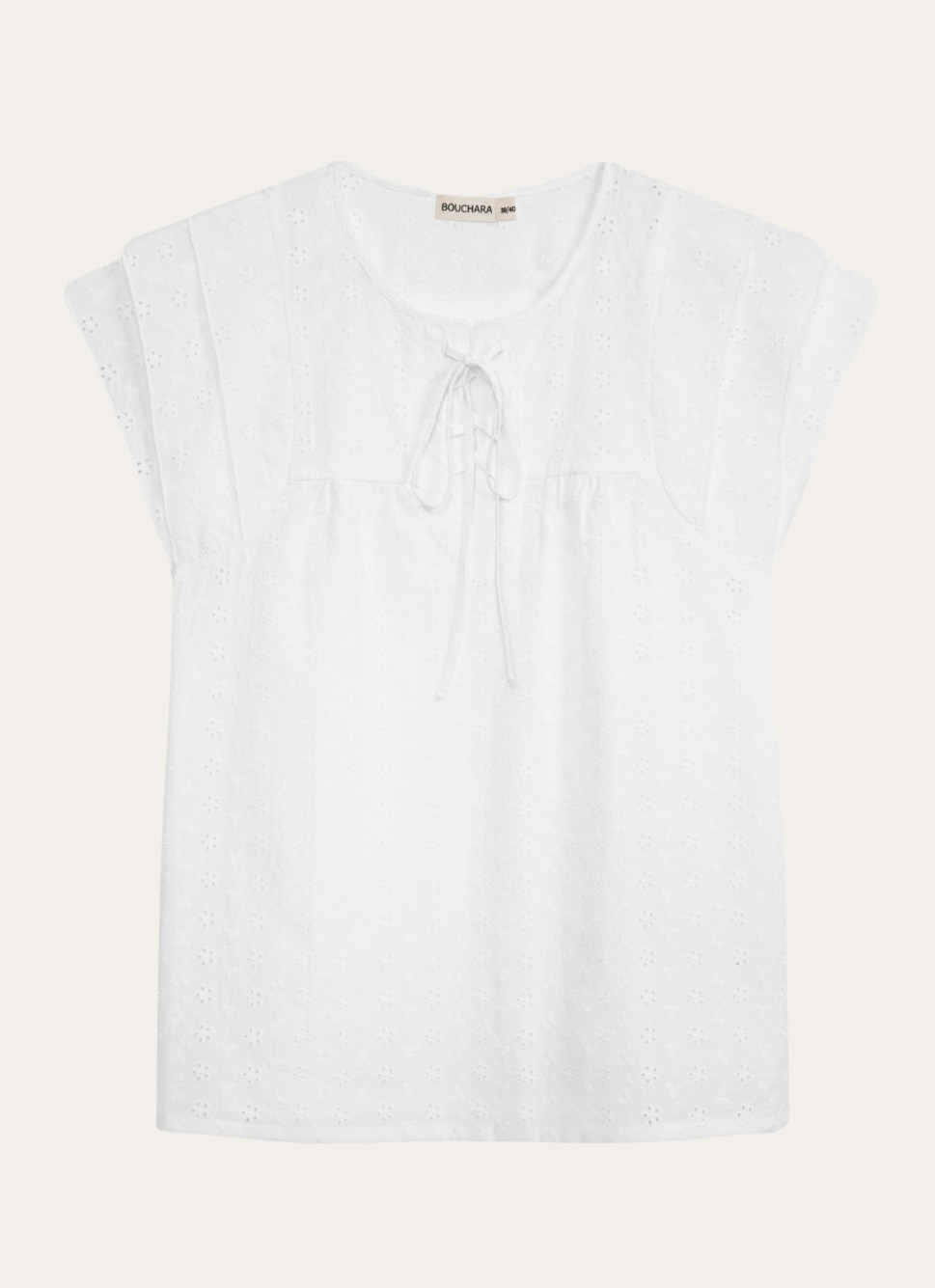 TOP RIVA EN COTON BLANC