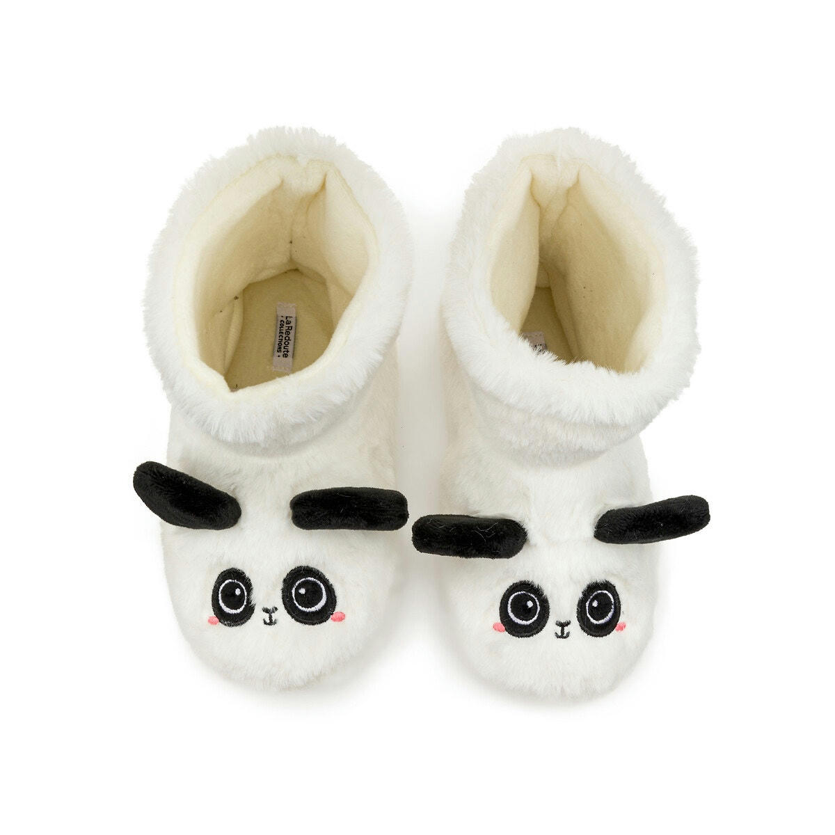 Chaussons chauds boots peluche tête de panda