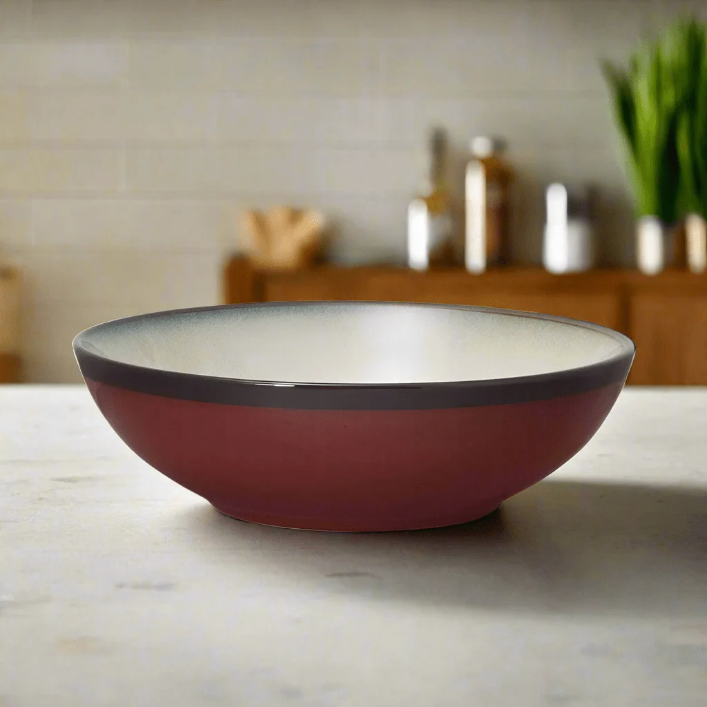 Gourmet Basics Belmont Red Individual Pasta Bowl