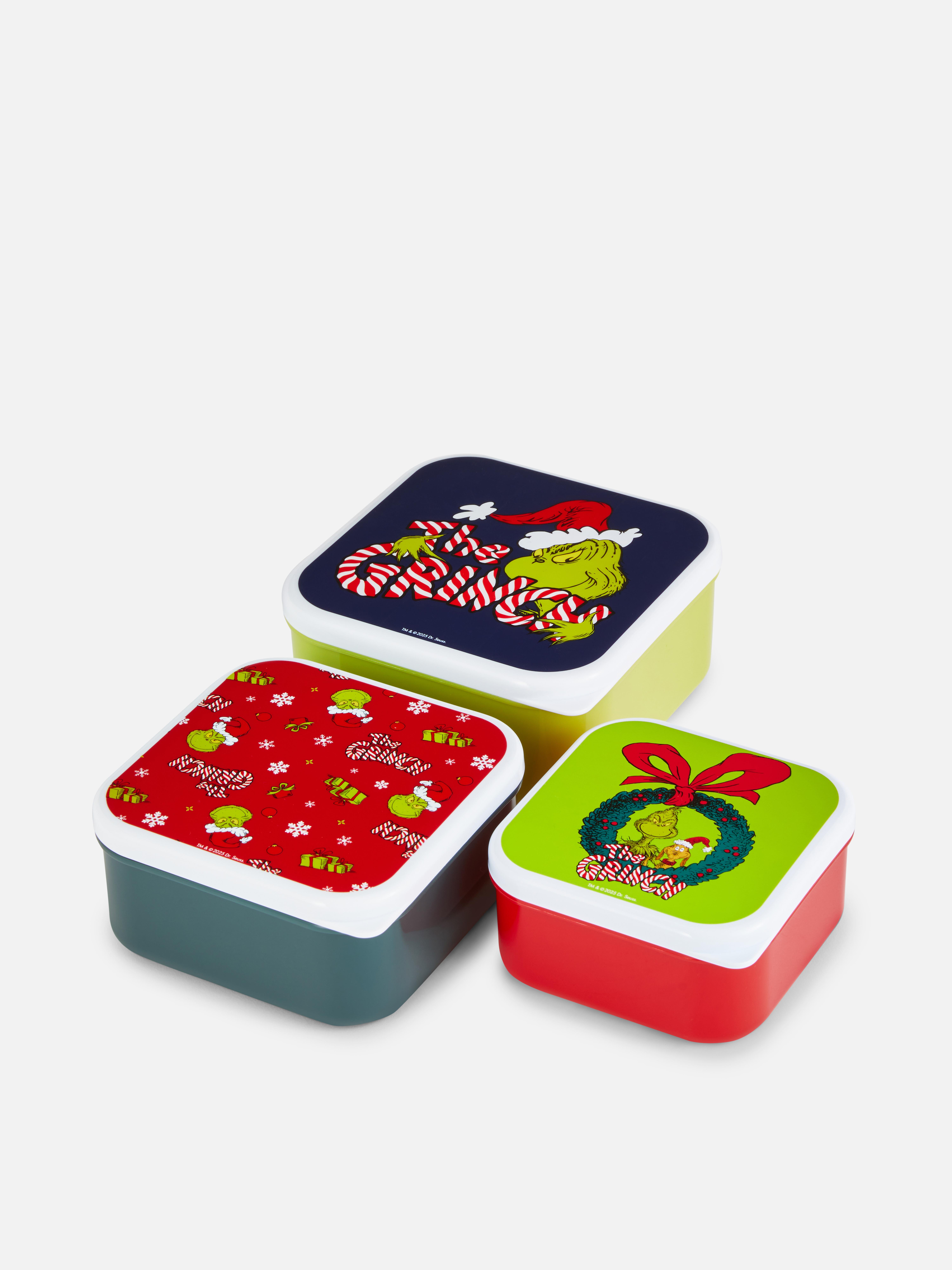 3pk The Grinch Snack Pots