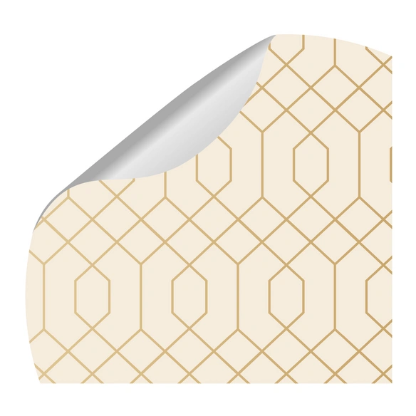 Vliestapete »Elly«, Scandi Design, beige/goldfarben, matt