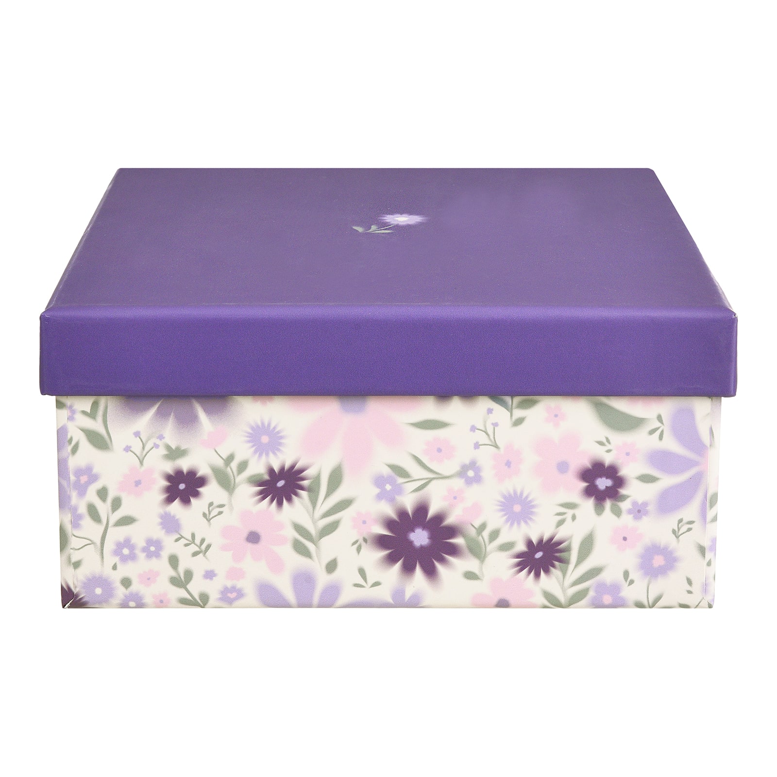 Geschenkbox Flora Violett,B 170 x H 80 x T 170 mm