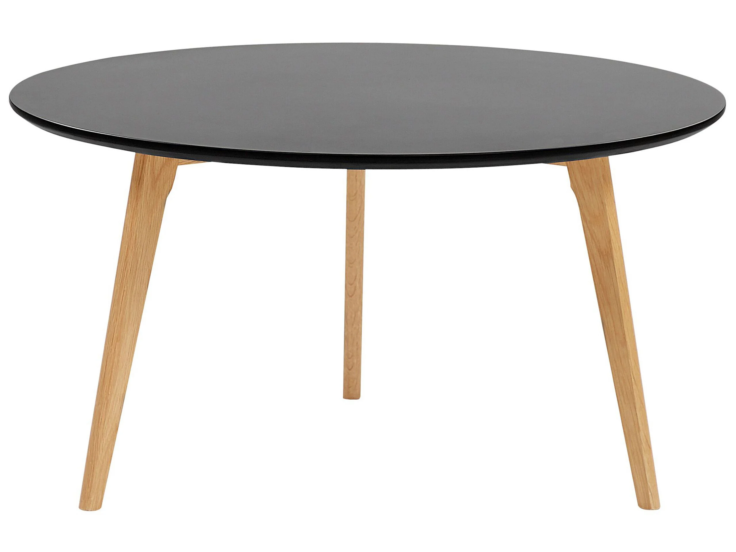 Stolik kawowy okrągły 80 cm czarny